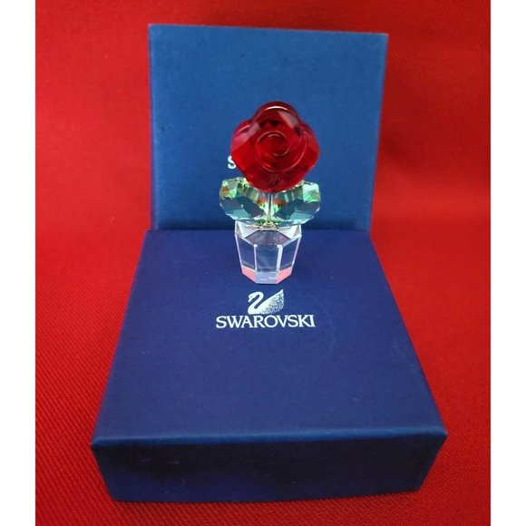 Swarowski Red Crystal Rose 866896